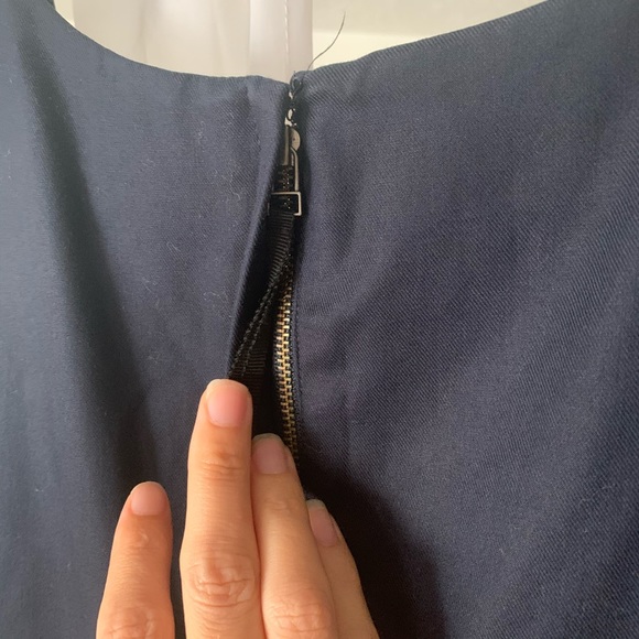 J. Crew Navy Allura Scoop Neck Sheath Dress - Picture 8 of 9